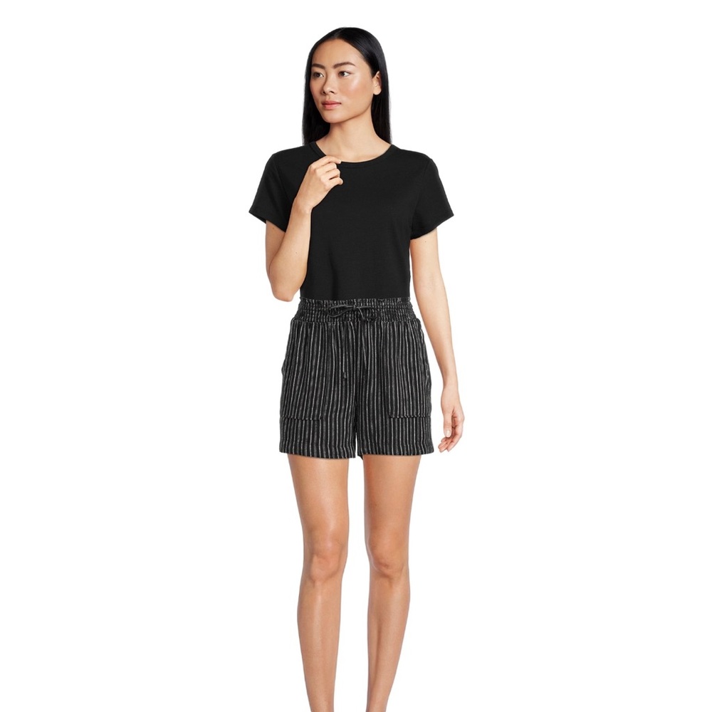 NWT Time and Tru Women's Linen Shorts Size XL